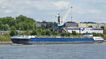 Ende Mai 2025 war das Motortankschiff BLUE ANOUSKA (IMO: 9927574) auf dem Rhein bei Duisburg zu sehen.
