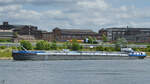 Das Tankmotorschiff EILTANK 232 (ENI: 05501960) befuhr Ende Mai 2025 den Rhein bei Duisburg.