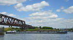 Das Tankmotorschiff EVENTUS (ENI: 04808590) war Ende Mai 2025 auf dem Rhein bei Duisburg unterwegs.