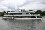 FGS BEETHOVEN (ENI 04306750) unterwegs auf dem Rhein bei Königswinter am 23.07.2025.