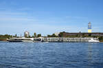 Ende September 2025 war das Flusskreuzfahrtschiff AVALON ILLUMINATION (ENI: 02335487) in Duisburg anzutreffen.