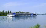 KFGS Viva One, ENI 07002160, rheinabwärts nach Breisach, Heckansicht, Juni 2025