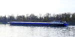 GMS Vaarwel, ENI 02204119, rheinaufwärts vor Breisach, Heckansicht, Nov.2025