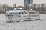 MS STATENDAM (ENI: 07001727) auf dem Rhein in K�ln-M�lheim am 05.04.2026