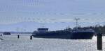 TMS EUROPA ENI 04809120, rheinabw�rts in Warteposition vor der Staustufe Vogelgr�n/Elsa�, Feb.2026