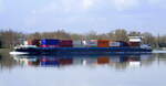 GMS CAMARO VII ENI 02334853, rheinaufw�rts vor Breisach, M�rz 2026