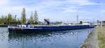 GMS HAVILA ENI 02318350, verl��t die Schleuse Vogelgr�n/Elsa� rheinaufw�rts, April 2026
