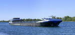 GMS DONATA ENI 02323435, rheinabw�rts vor der Staustufe Marckolsheim/Elsa�, April 2026