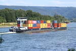 G�termotorschiff THEMHOF ENI 02328681 Rheinaufw�rts bei Stolzenfels/Koblenz 21.7.2026