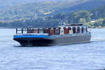 G�termotorschiff MAXINE DEYMANN ENI 02325839 Rheinabw�rts bei Stolzenfels/Koblenz 21.7.2026