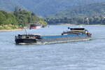G�termotorschiff ELMARE ENI 02332457 Rheinabw�rts bei Stolzenfels/Koblenz 21.7.2026