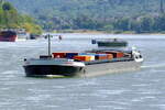 G�termotorschiff AMIGABLE ENI 02333547 Rheinabw�rts bei Stolzenfels/Koblenz 21.7.2026