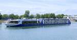 KFGS MONARCH PRINCESS ENI 02331194, rheinaufw�rts in Warteposition vor der Staustufe Vogelgr�n/Elsa�, Mai 2026