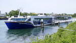 KFGS SPIRIT OF THE RHINE ENI 02338872, ankert in Breisach am Rhein, Mai 2026