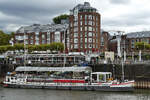 Das Restaurantschiff ALLEGRA (ENI: 07001347) war Anfang September 2026 in D�sseldorf anzutreffen.