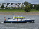 Anfang September 2026 war auf dem Rhein bei D�sseldorf das Polizeiboot WSP 6 (Typ Boot 2000) unterwegs.