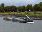 Anfang September 2026 befuhr das Frachtschiff JOVEANTE (ENI: 02325913)  den Rhein in D�sseldorf .
