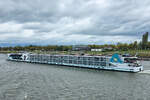 Das Flusskreuzfahrtschiff ANESHA (ENI: 07002024) befuhr Anfang September 2026 den Rhein in D�sseldorf.