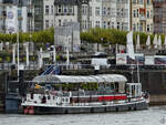 Das Restaurantschiff ALLEGRA (ENI: 07001347) hatte Anfang September 2026 in D�sseldorf angelegt.