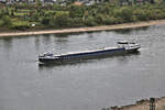 Das G�termotorschiff Aquila war am 20.09.2026 nahe Boppard auf dem Rhein in Richtung K�ln unterwegs. Das Schiff hat die ENI Nr. 1821951.
Wegen des niedrigen Rhein Pegels war das Schiff erkennbar nicht ausgelastet und fuhr mit geringer Geschwindigkeit.