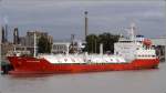 Der 2009 gebaute LPG-Tanker MARIANNE (IMO 9474539) liegt am 05.10.2011 in Port Jrome (Seine). Die MARIANNE ist 97 m lang, 16,5 m breit, hat einen Tiefgang von 5,4 m, eine GT von 3.493 und eine DWT von 4.001. Heimathafen ist Hong Kong.