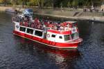 Dass die  River Prinz  so viele Fahrgäste hat, ist eigentlich nicht ungewöhnlich.
Doch am 28.10.2014 so spät im Jahr mit so vielen Fahrgästen auf der Ouse in York unterwegs zu sein, ist schon interessant.