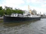 London am 16.07.2009, 'HMS President', Baujahr 1918, Anchusa class corvette, http://www.hmspresident.com/history.html