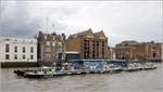 An der Polizeitstion im Londoner Stadtteil Wapping (Borough of Tower Hamlets) unterhält die Marine Policing Unit der Metropolitan Police eine Pier und eine kleine Werft für ihre Polizeiboote. 09.06.2019