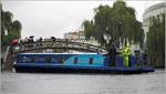 Die JENA ist eine welcome station des Canal & River Trust. Hier rangiert sie auf dem Regent's Canal bei Camden Lock. Es handelt sich um einen widebeam (ein breiterer Verwandter eines narrowboat) mit einer Länge von 18,5 m. 10.06.2019
