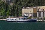 FGS Mantova verlsst den Anleger in Riva del Garda, um seine Reise zu den verschiedenen Anlegestellen ber den Gardasee zu beginnen. 05.2025