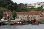 In Vila Nova de Gaia - gegenüber von Porto am Douro gelegen - gibt es an den Cais de Gaia noch eine Werft, die die für den Douro typischen hölzernen Barcos Rabelo baut und repariert. 02.05.2015