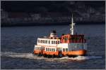 Die CAMPOLIDE am 11.10.2011 bei queren des Tejo in Lissabon. Sie ist 29.20 m lang, 7,25 m breit, hat einen Tiefgang von 1,80 m und kann 476 Passagiere mit einer Geschwindigkeit von 10 kn transportieren. 11.10.2011