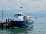 Das Schnellboot  COPPET  hatte am 26.05.2012 in Lausanne am Pier festgemacht.