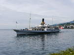 Lac Leman - Dampfschiff La Swisse unterwegs vor Montreux am 25.09.2017