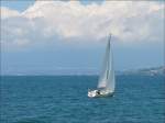 Ausflug mit dem Segelschiff auf dem Genfer See fotografiert am 02.08.08.