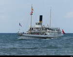 Lac Leman - Dampfschiff Vevey unterwegs bei Pully am 08.06.2025