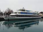 Thunersee - MS Berner Oberland an der anlegestellt in Thun am 28.12.2008