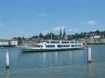 MS Winkelried in Luzern (Vierwaldstaedtersee).