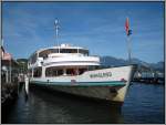 MS  Winkelried  In Luzern am Vierwaldstttersee, aufgenommen am 26.07.2009.