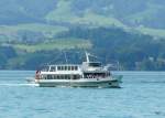 MS FLELEN unterwegs auf der Vierwaldstttersee am 01.08.2010