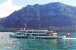 MS WALDSTÄTTER, unterwegs auf dem Vierwaldstättersee.