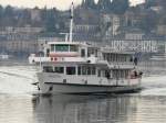 Vierwaldstttersee - MS WALDSTTTER in Luzern unterwegs nach Vitznau am 27.01.2008