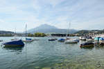 Ein Blick auf den Vierwaldstättersee in Luzern (September 2011)