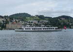 MS GOTTHARD im Seebecken vor Luzern am 16.07.2023
