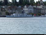 MS WINKELRIED im Seebecken vor Luzern am 27.07.2023