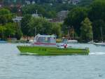 Zrichsee - Nautilus Seerettungsdienst Zollikon auf dem Zrichsee am 13.08.2011