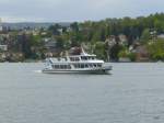 MS Uetliberg unterwegs auf dem Zürichsee am 25.04.2015