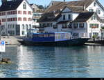 Zürichsee - Lastschiff Guntliweid im Hafen Stäfa am 27.09.2023