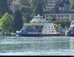 Zürichsee - Autofähre HORGEN im Hafen von Horgen am 27.09.2023