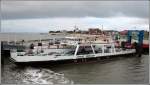 Die Versorgungs- und Reservefhre INSEL AMRUM (IMO 7935321) der W.D.R. (Wyker Dampfschiffs-Reederei) am 09.09.2006 im Hafen von Wyk auf Fhr. Sie wurde 1970 gebaut, ist 55,54 m lang, 12,80 m breit und hat eine GT/BRZ von 538.